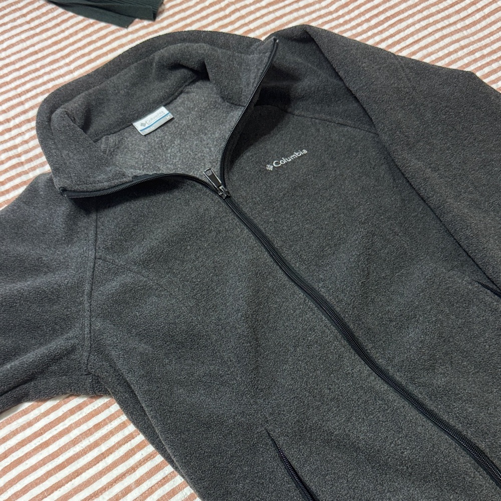 Columbia Charcoal Full-Zip Fleece Jacket - Picture 2 of 3
